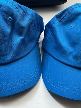 Classic Blue Cotton Baseball Cap - Women's /men Hat